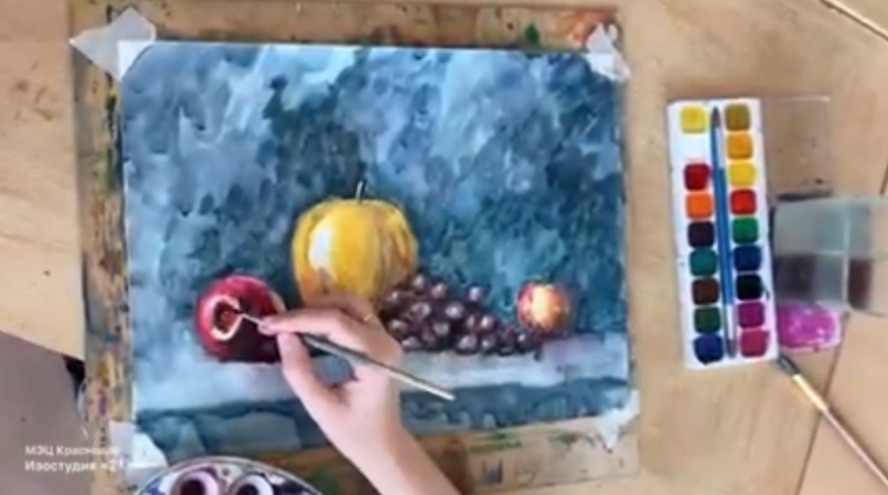 Видеоурок для учеников отделения изобразительного искусства