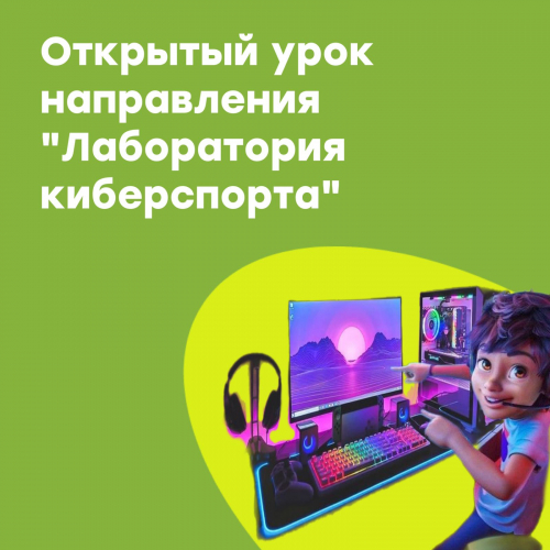 Открытый урок направления "Лаборатория киберспорта"