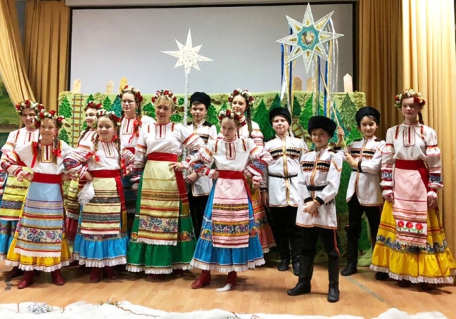 Ансамбль кубанской народной песни "Забава" на празднике Рождества Христова
