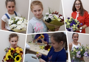 Флористический дизайн: Первые успехи в новом учебном году!