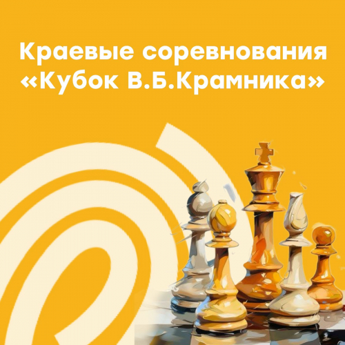 Краевые соревнования "Кубок В.Б. Крамника" по быстрым шахматам и блицу