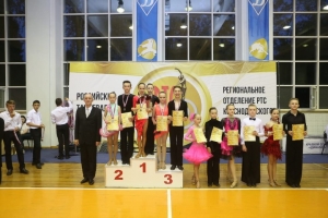 Победа в Открытом региональном Чемпионате среди исполнителей спортивного бального танца