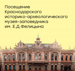 Посещение Краснодарского музея имени Е.Д.Фелицына